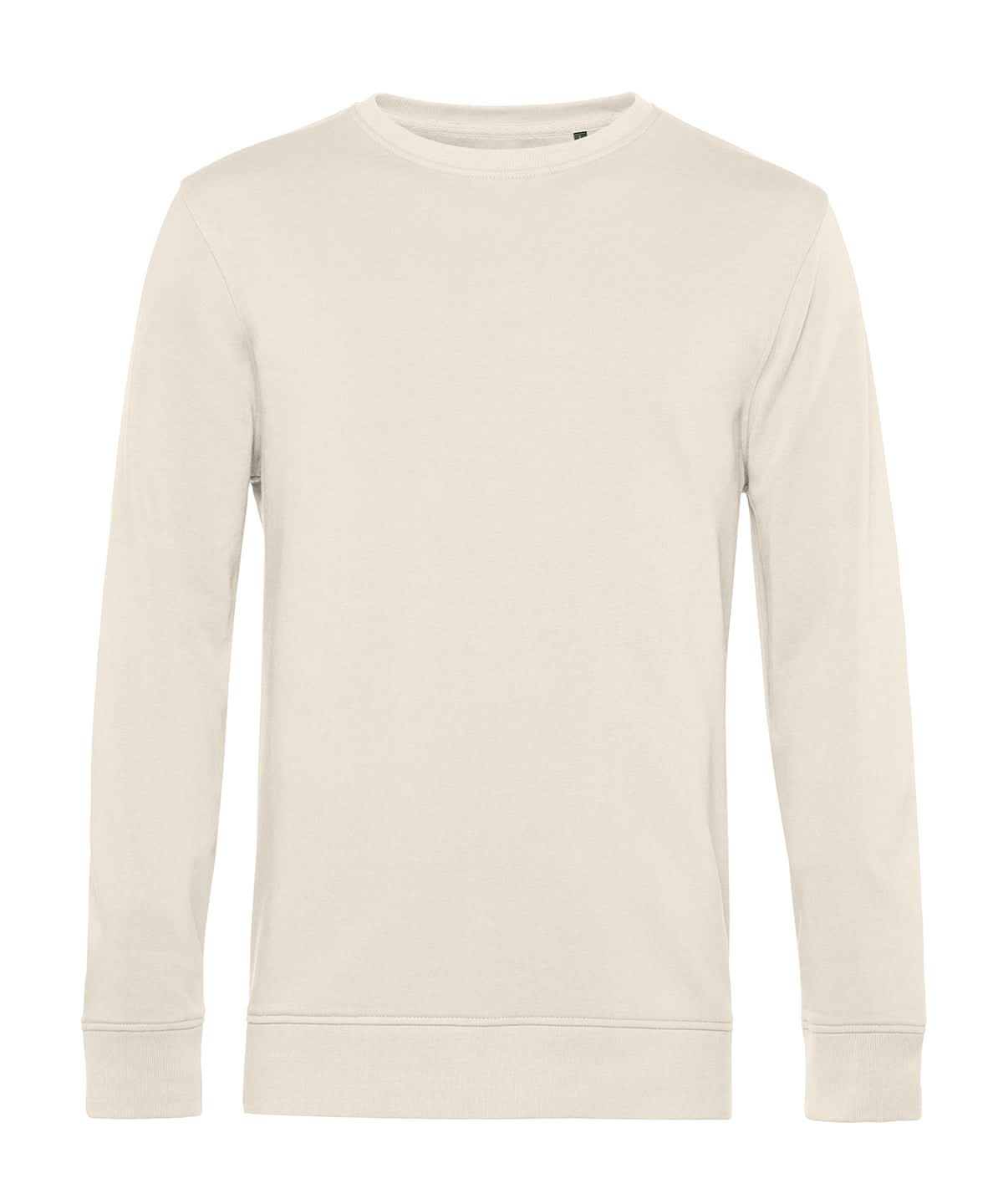 B&amp;C Collection Inspire crew neck BA266 - Off White - Customisable Sweatshirts