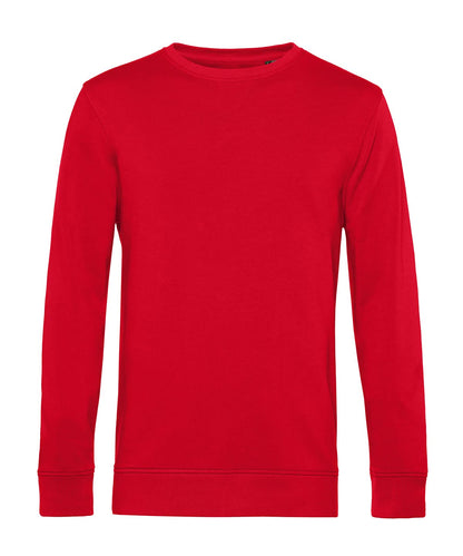 B&amp;C Collection Inspire crew neck BA266 - Red - Customisable Sweatshirts