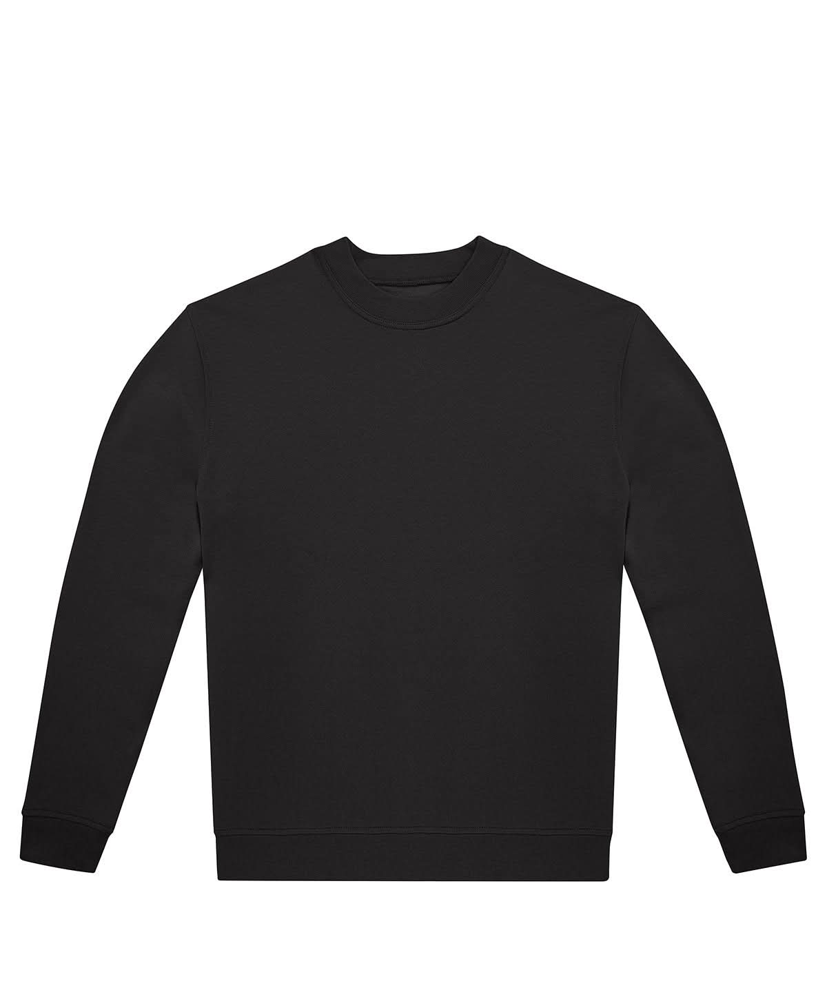 B&amp;C Collection ID 332 crew Black BA430 - Black - Customisable Sweatshirts
