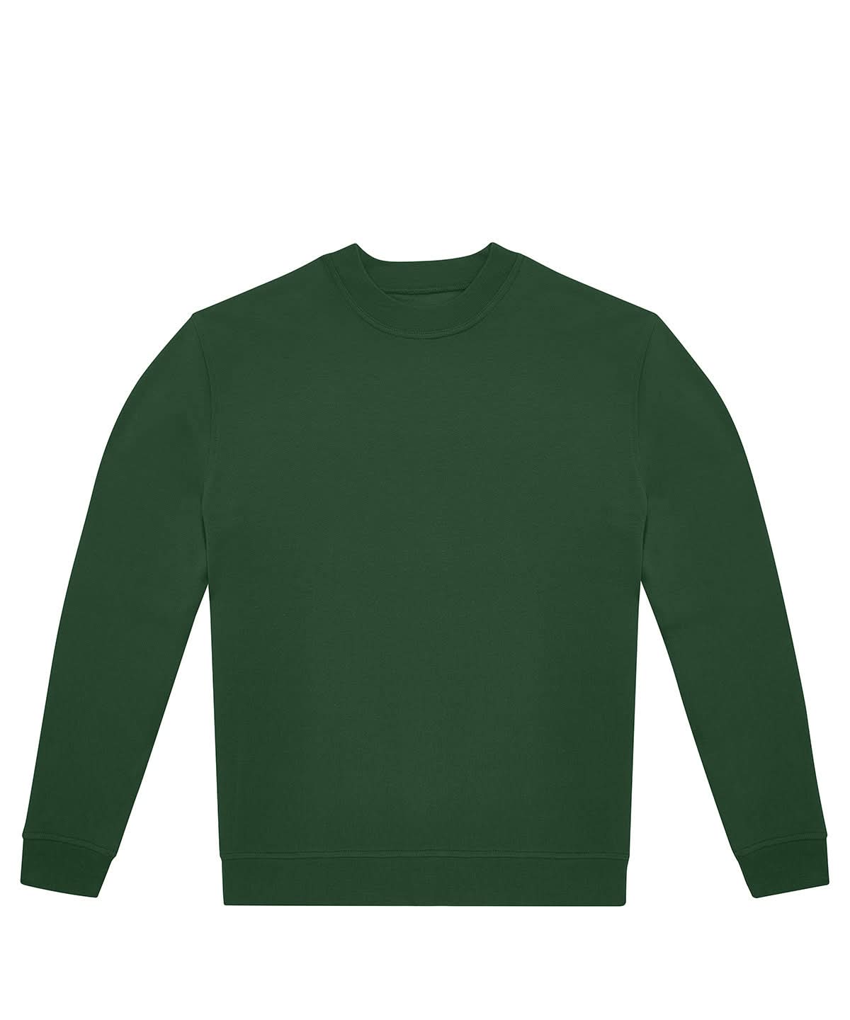 B&amp;C Collection ID 332 crew Bottle Green BA430 - Bottle Green - Customisable Sweatshirts