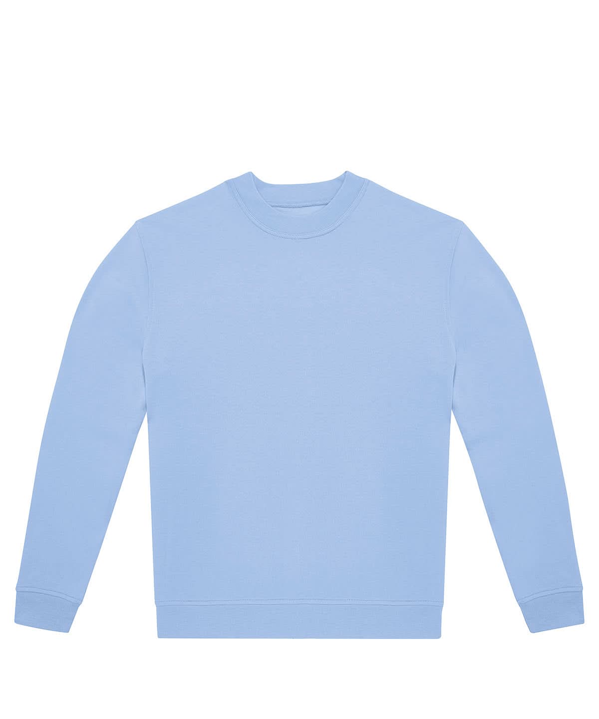 B&amp;C Collection ID 332 crew Lotus Blue BA430 - Lotus Blue - Customisable Sweatshirts