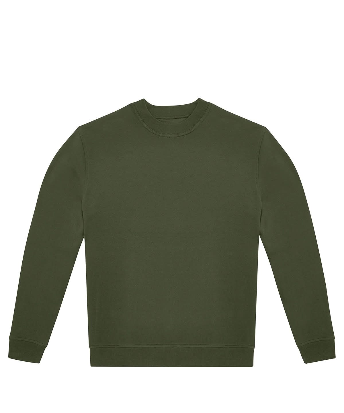 B&amp;C Collection ID 332 crew Urban Khaki BA430 - Urban Khaki - Customisable Sweatshirts