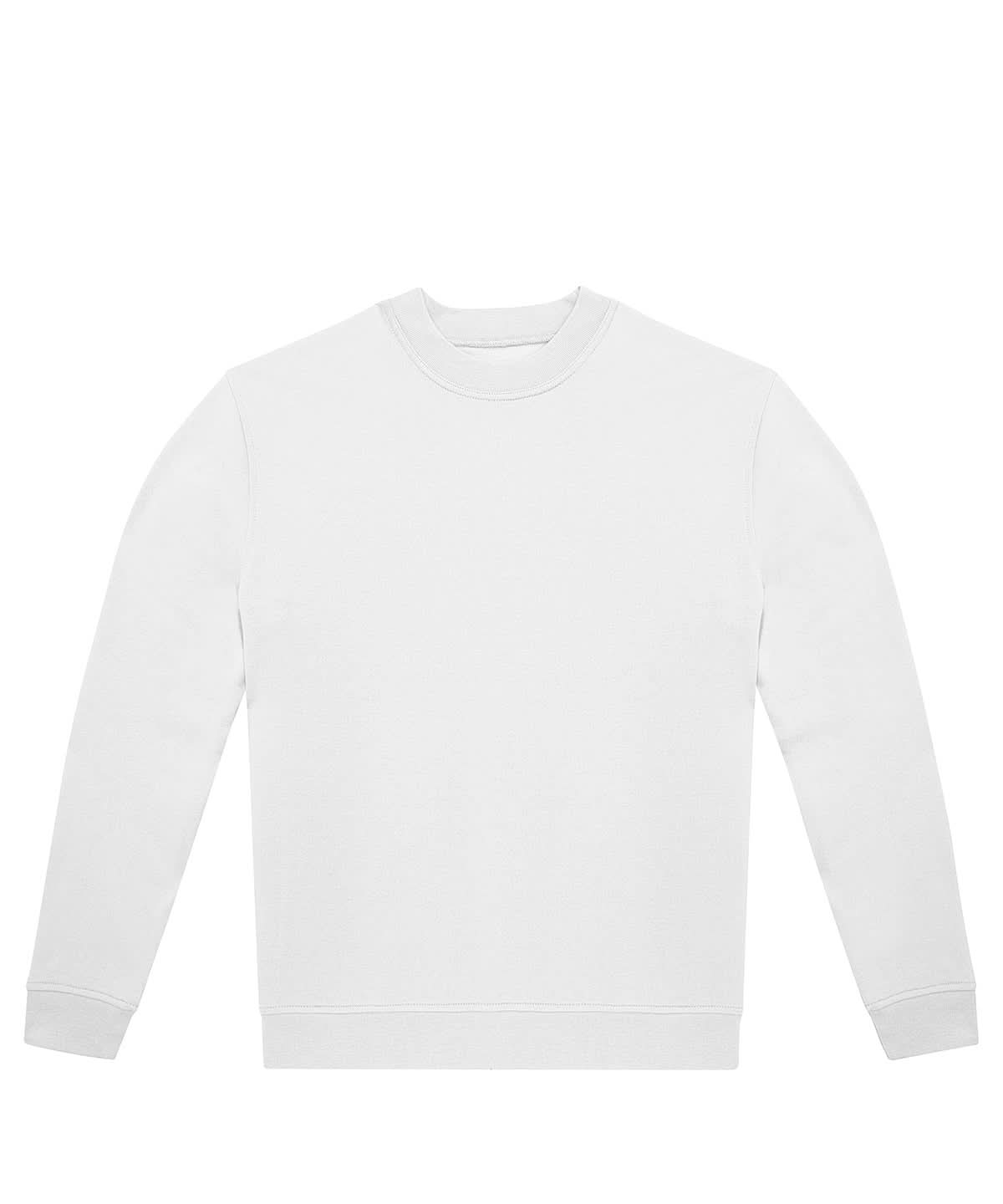 B&amp;C Collection ID 332 crew White BA430 - White - Customisable Sweatshirts