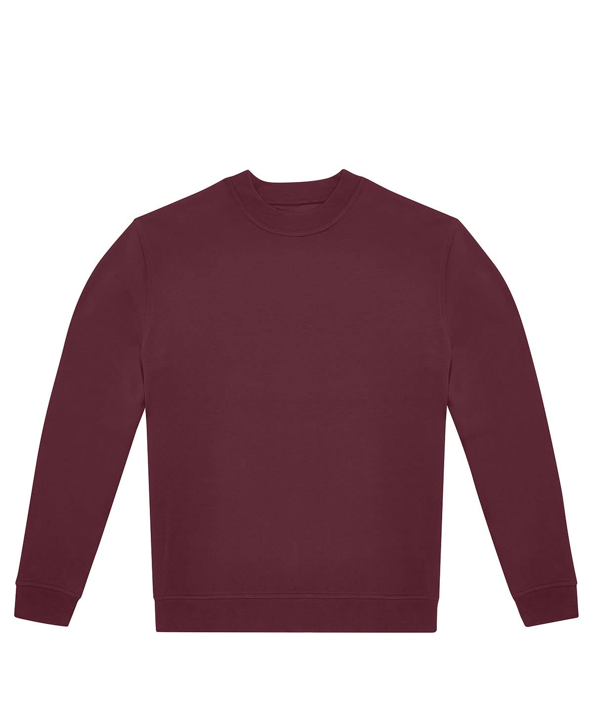 B&amp;C Collection ID222 crew BA433 - Burgundy - Customisable Sweatshirts