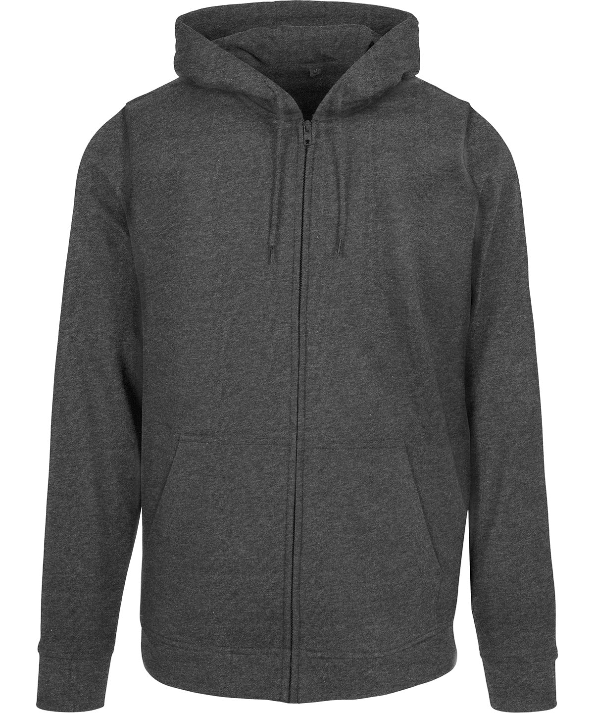 Basic zip hoodie - BB008 - Charcoal - Customisable Hoodies