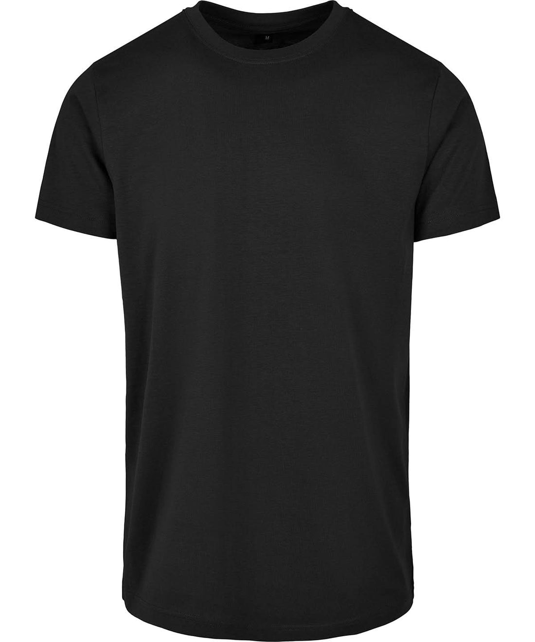 Build Your Brand Basic BYB Basic round neck tee Black BB010 - Black - Customisable T-Shirt