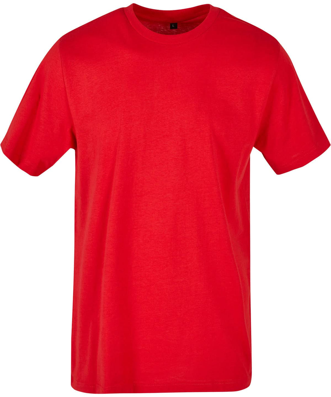 Build Your Brand Basic BYB Basic round neck tee City Red BB010 - City Red - Customisable T-Shirt