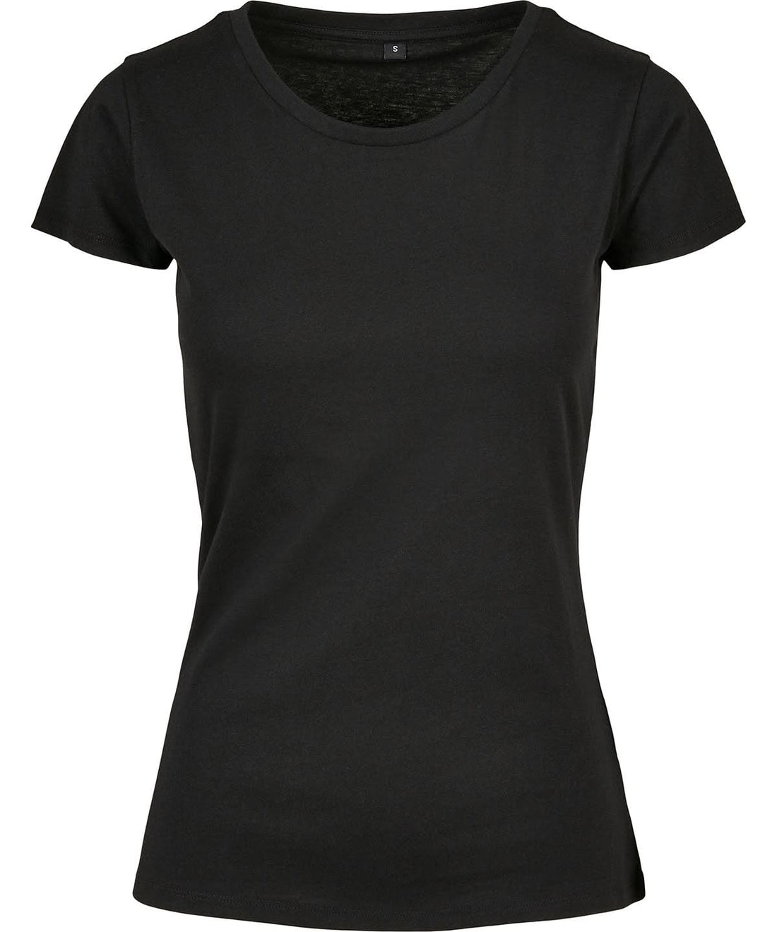 Build Your Brand Basic BYB Womens basic tee Black BB012 - Black - Customisable T-Shirt
