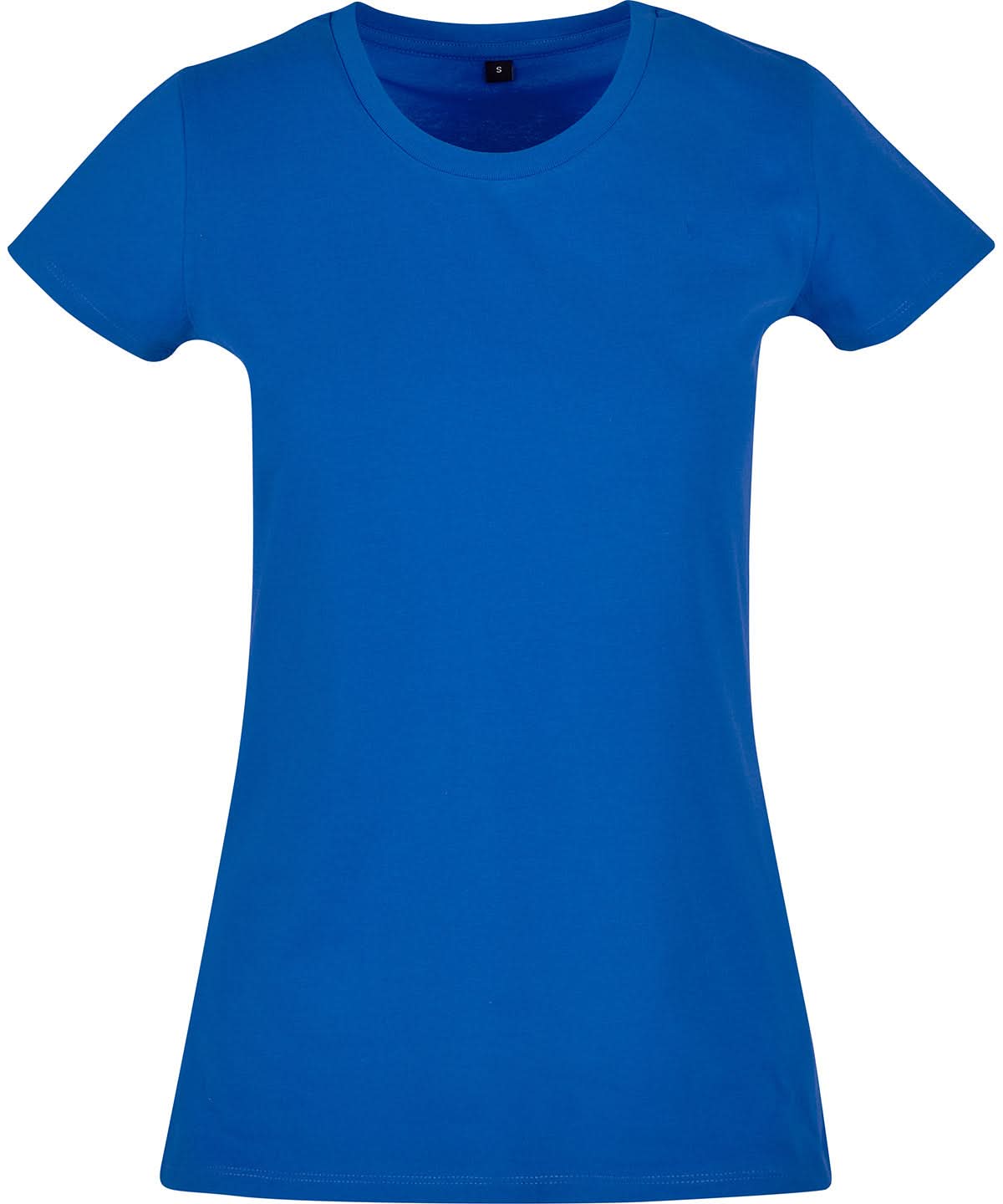Build Your Brand Basic BYB Womens basic tee Intense Blue BB012 - Intense Blue - Customisable T-Shirt
