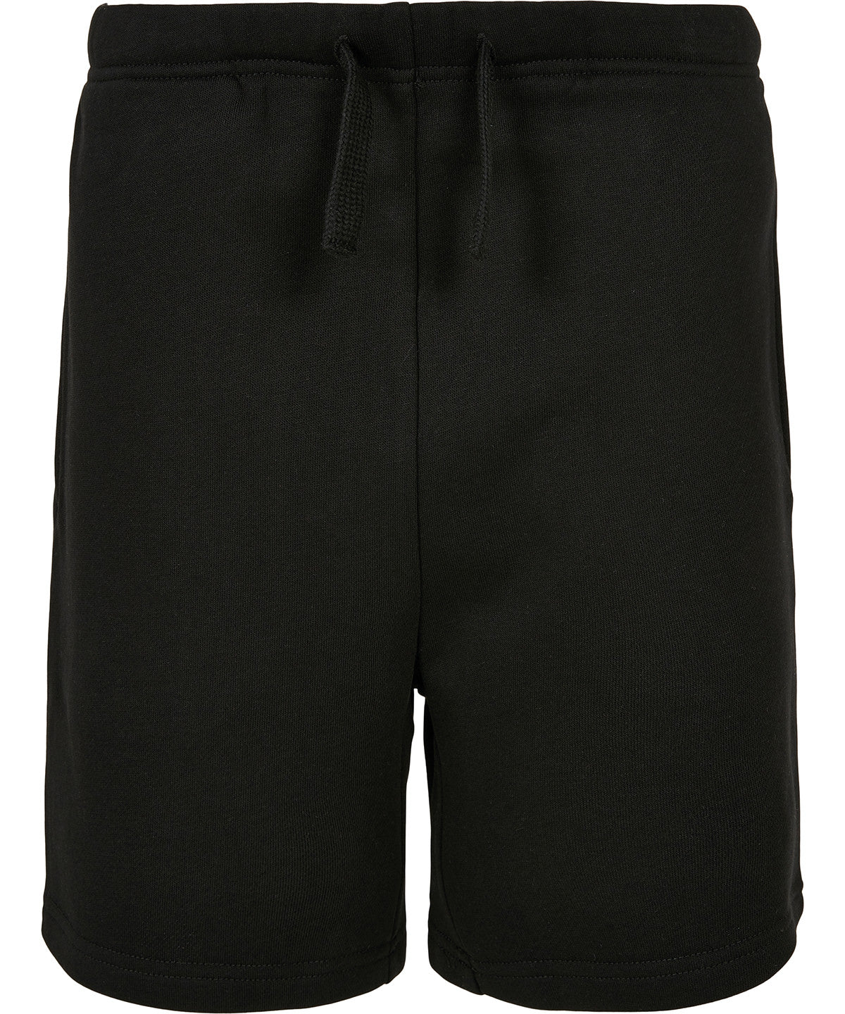 Kids basic sweat shorts - BB034 - Black - Customisable Shorts