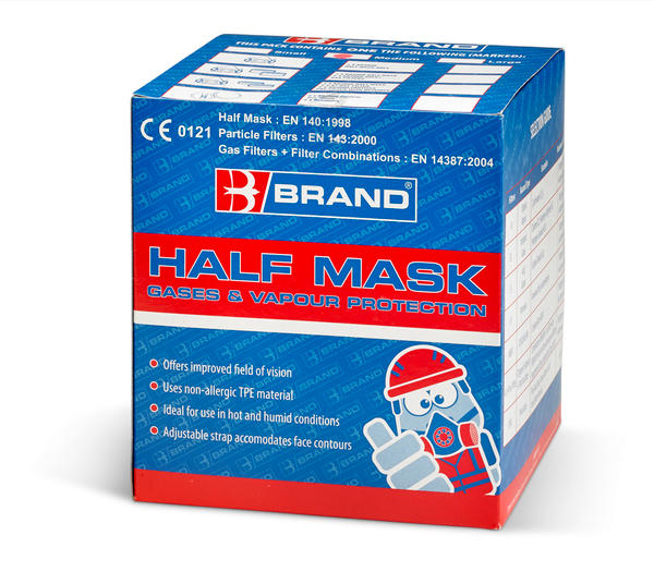 Twin Filter Respirator Large Bb3000 L - BB3000L - - Customisable Respiratory Protection
