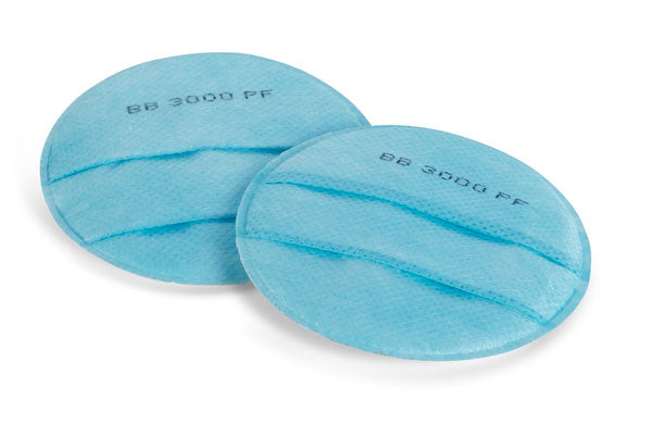 Beeswift Respirator Pre Filters (5 Pair Pack) - - Customisable Respiratory Protection