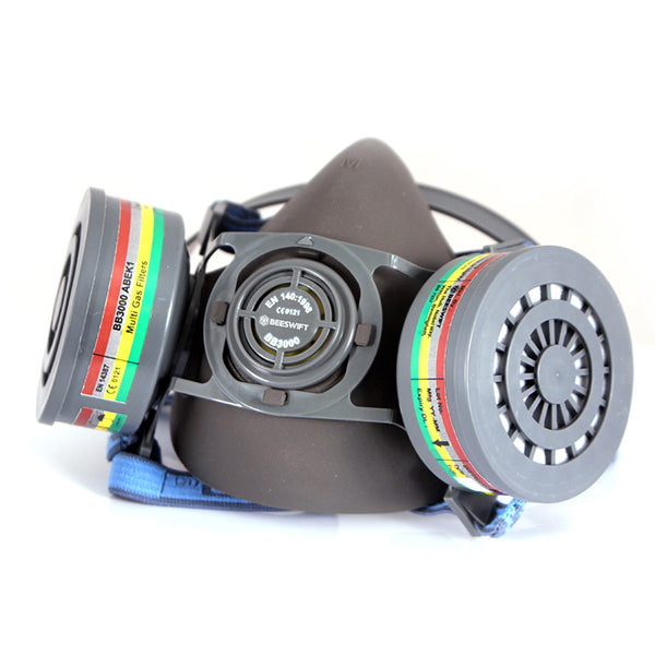 Beeswift Twin Filter Complete Pre-Assembled Respirator with ABEK Filters - - Customisable Respiratory Protection