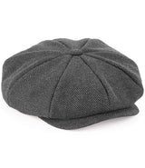Charcoal Herringbone