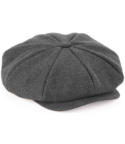 Charcoal Herringbone