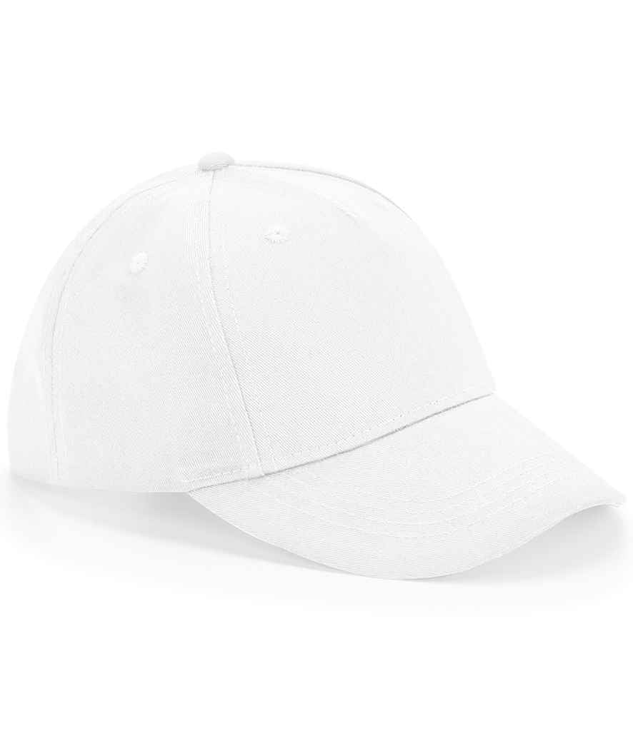 Beechfield Kids Organic Cotton 5 Panel Cap - BB63NB - White ONE - Customisable Headwear