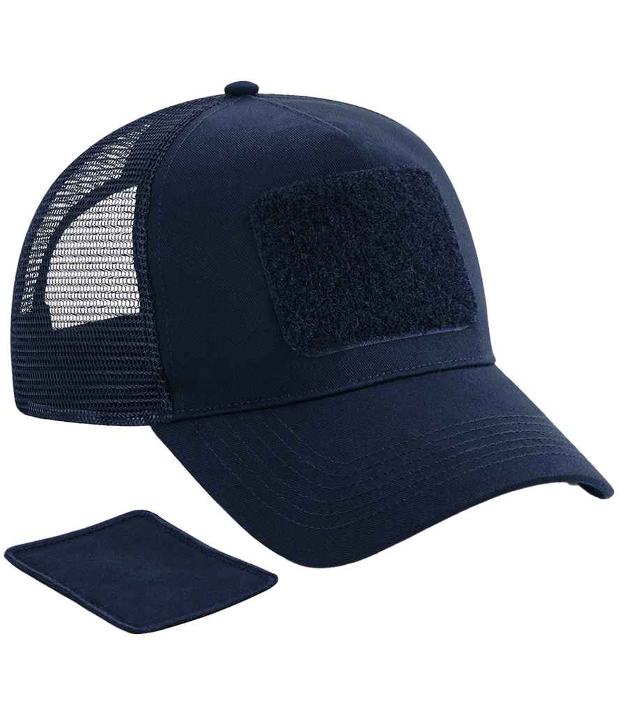 Beechfield Patch Snapback Trucker Cap - BB641 - French Navy ONE - Customisable Headwear
