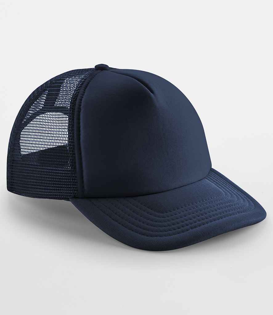 Beechfield Vintage Snapback Trucker Cap - BB645 - French Navy French Navy ONE - Customisable Headwear