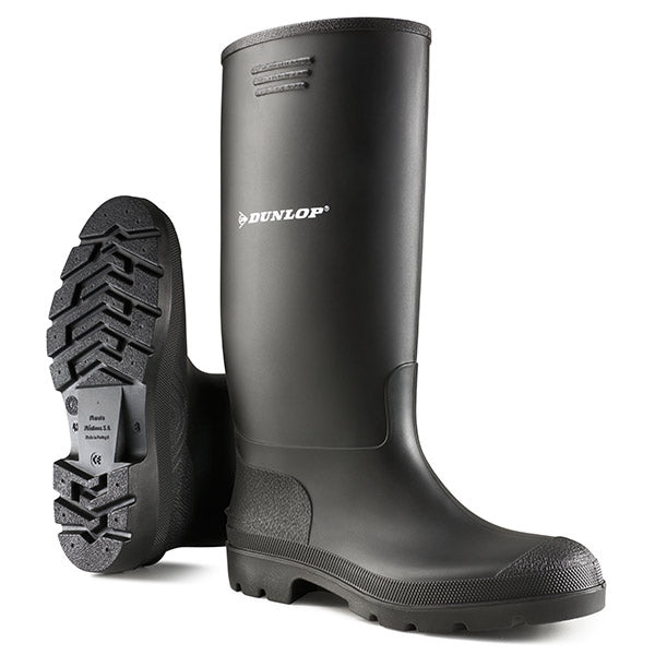Dunlop Pricemaster Non Safety Wellingtons Bb - Black - Customisable Wellingtons