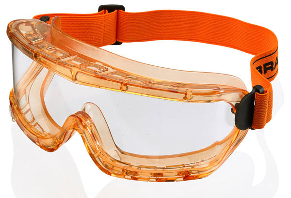 Beeswift Premium Safety Goggles - Orange - Customisable Eye Protection