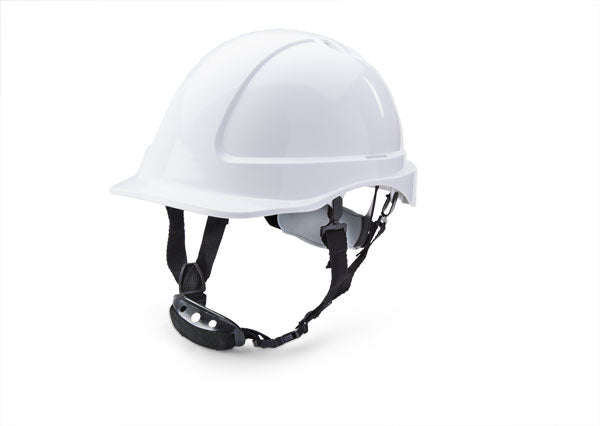 Beeswift Reduced Peak Safety Helmet - White - Customisable Head Protection