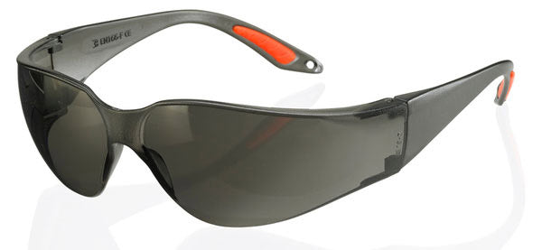 Beeswift Vegas Safety Glasses - Grey - Customisable Eye Protection