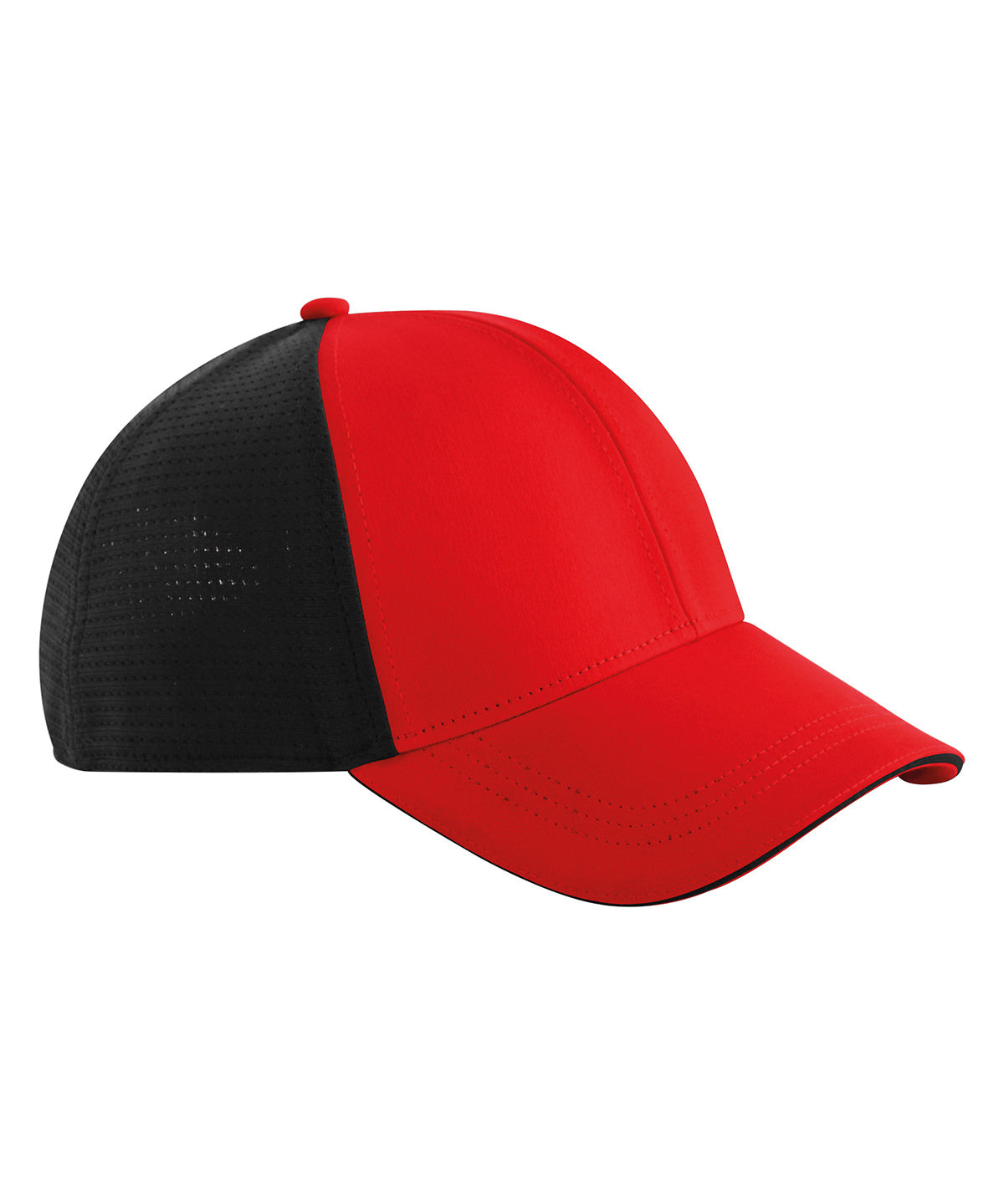 Club cap - BC165 - Red Black One size - Customisable Caps