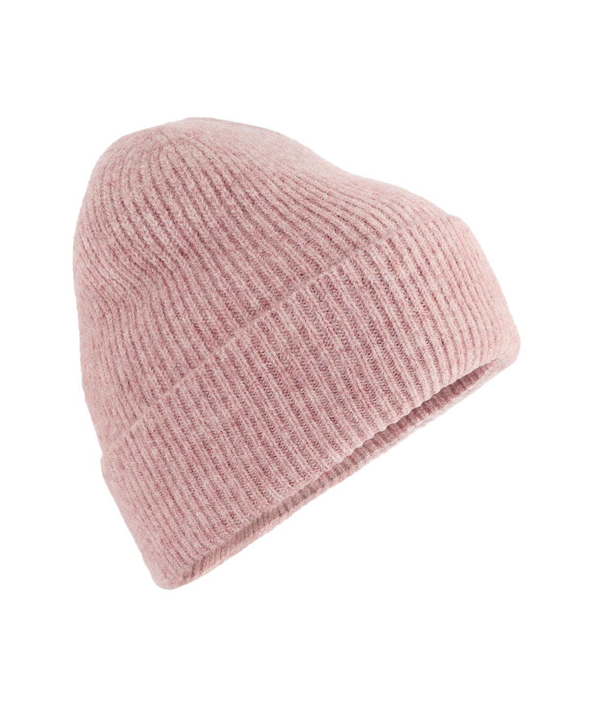 Wool blend beanie - BC388 - Pink Marl One size - Customisable Beanies
