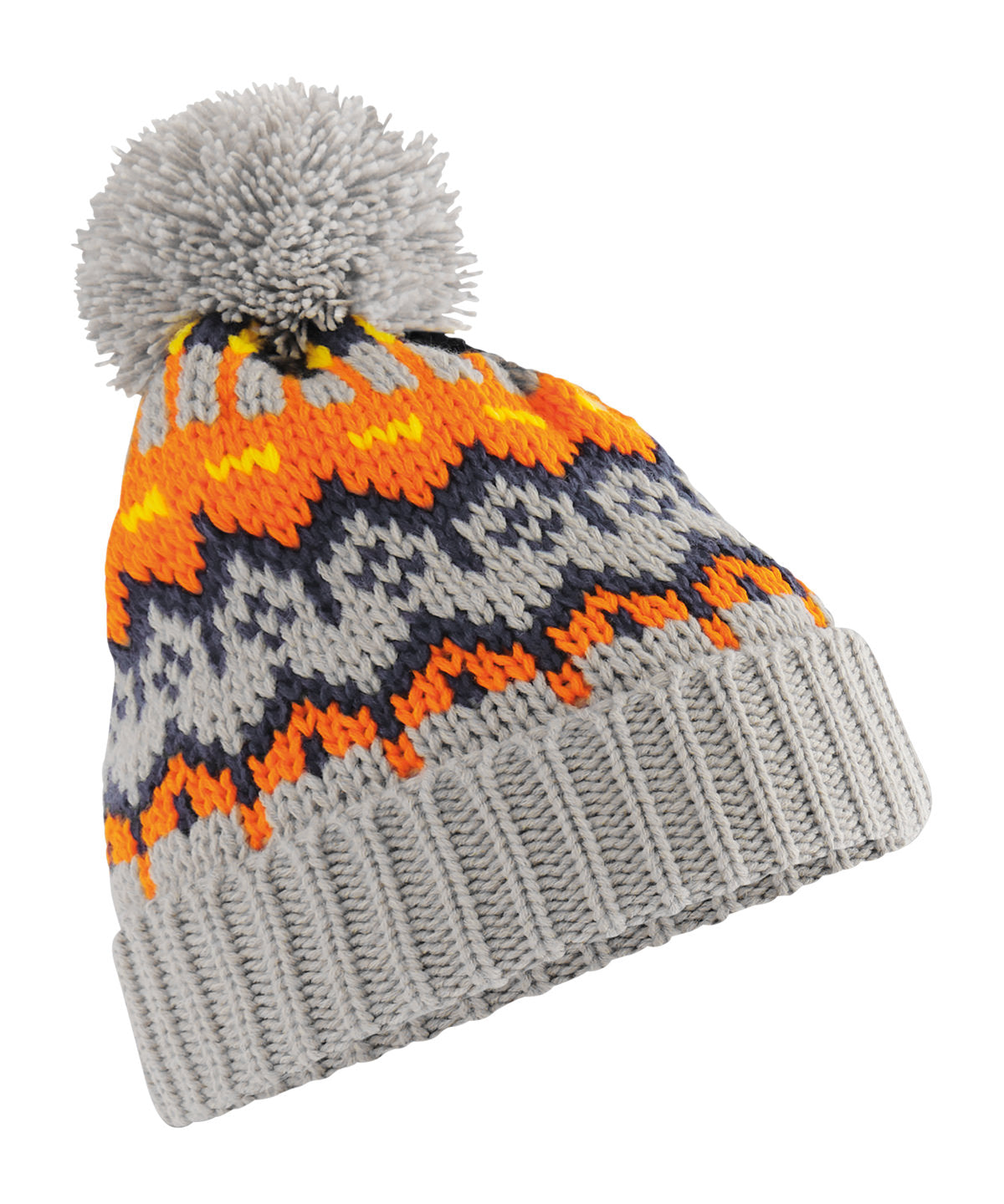 Retro ski beanie - BC528 - Glacier Grey One size - Customisable Beanies