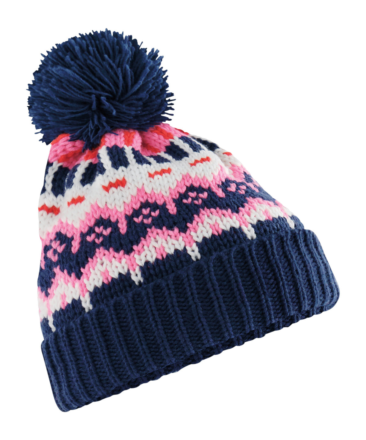 Retro ski beanie - BC528 - Snow Blossom One size - Customisable Beanies