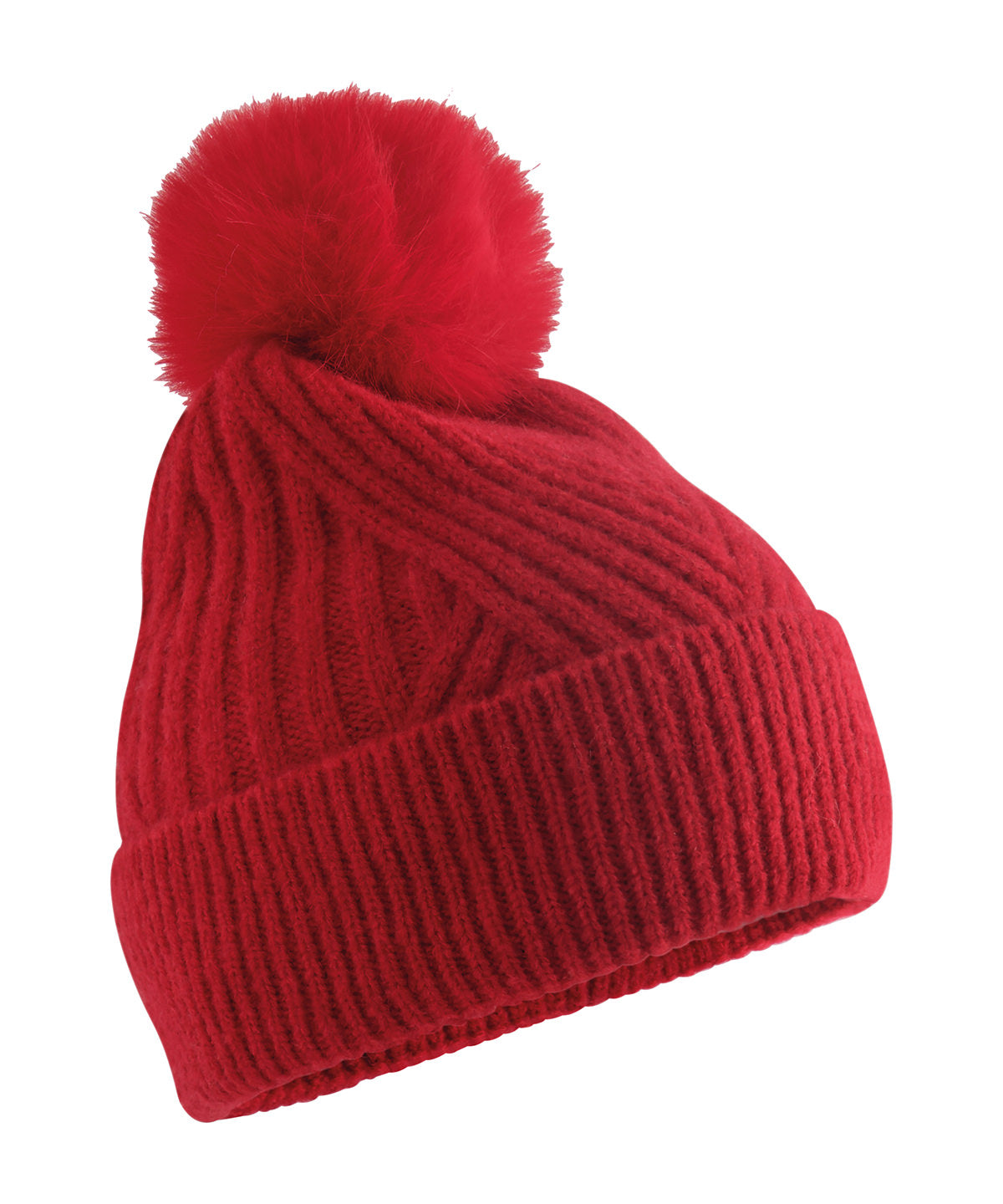 Snow luxe beanie - BC529 - Classic Red One size - Customisable Beanies