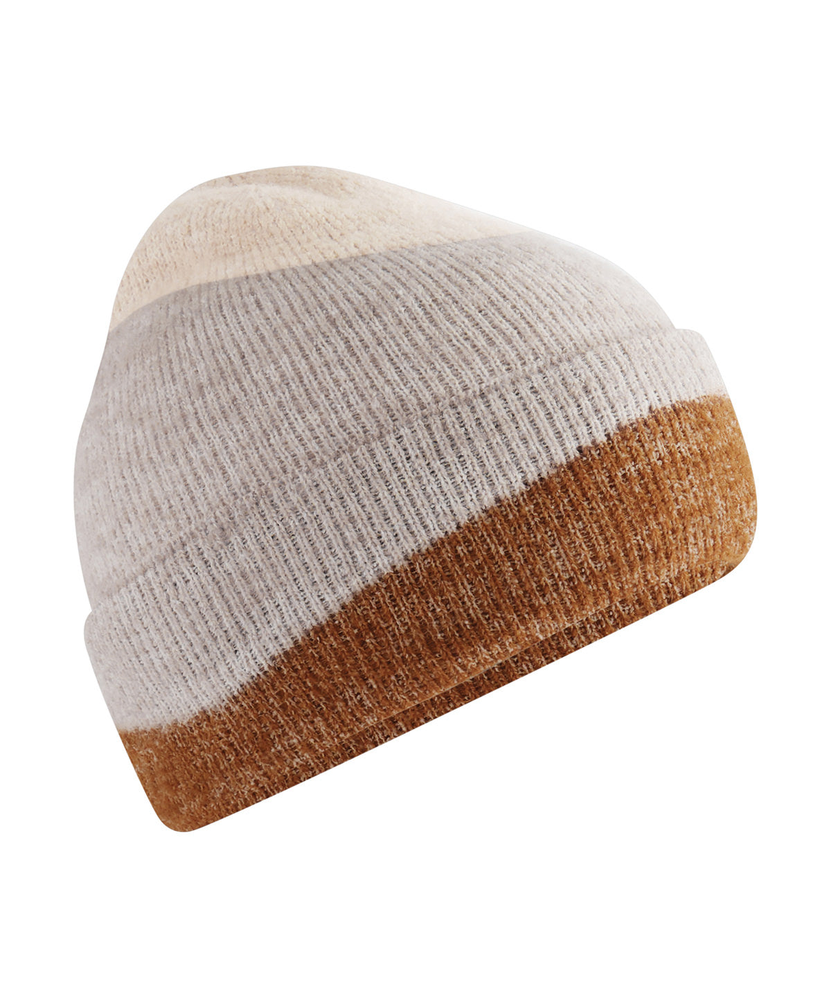Soft wave beanie - BC532 - Oatmeal Natural Stone Biscuit One size - Customisable Beanies