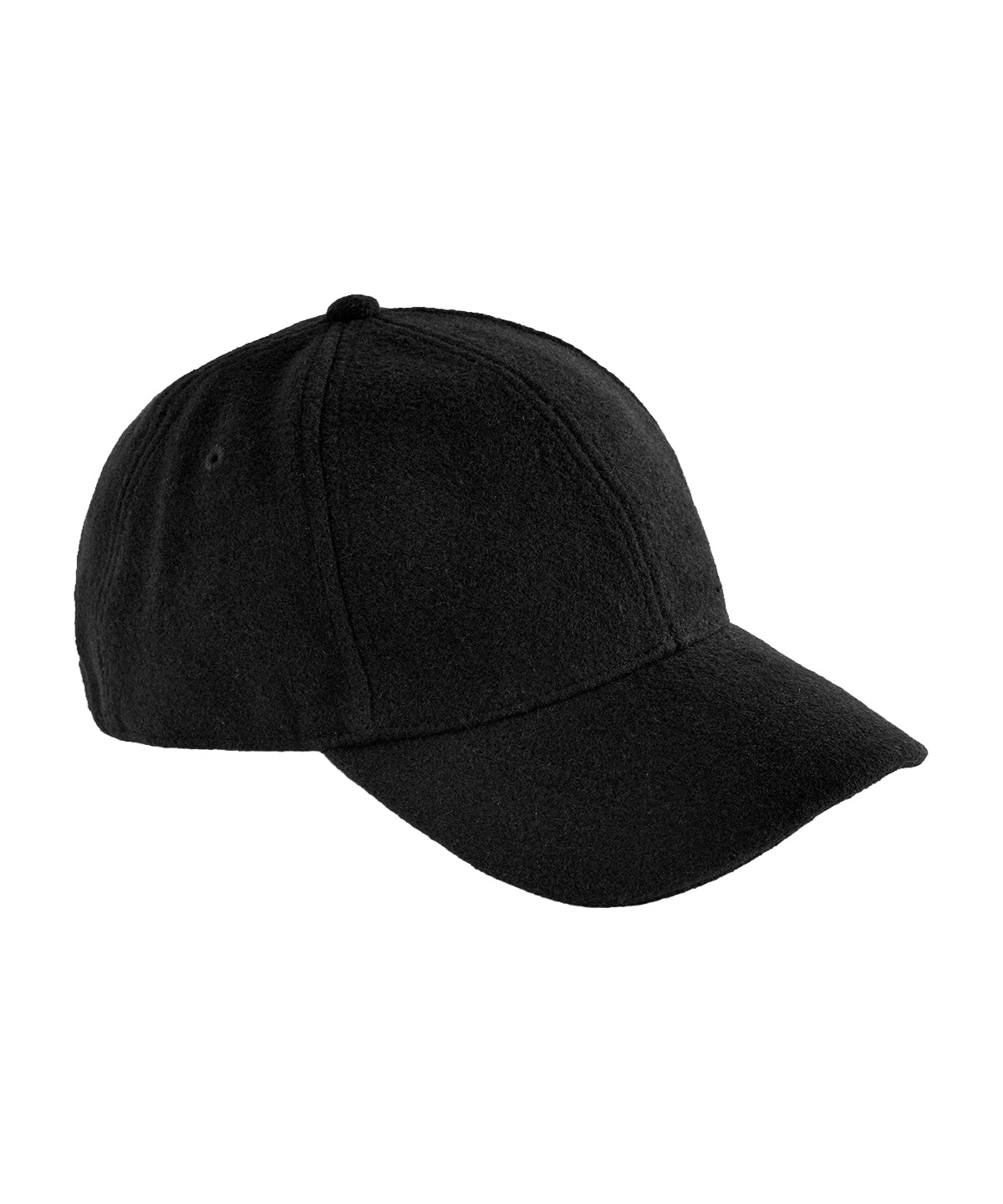 Wool blend cap - BC619 - Black One size - Customisable Caps
