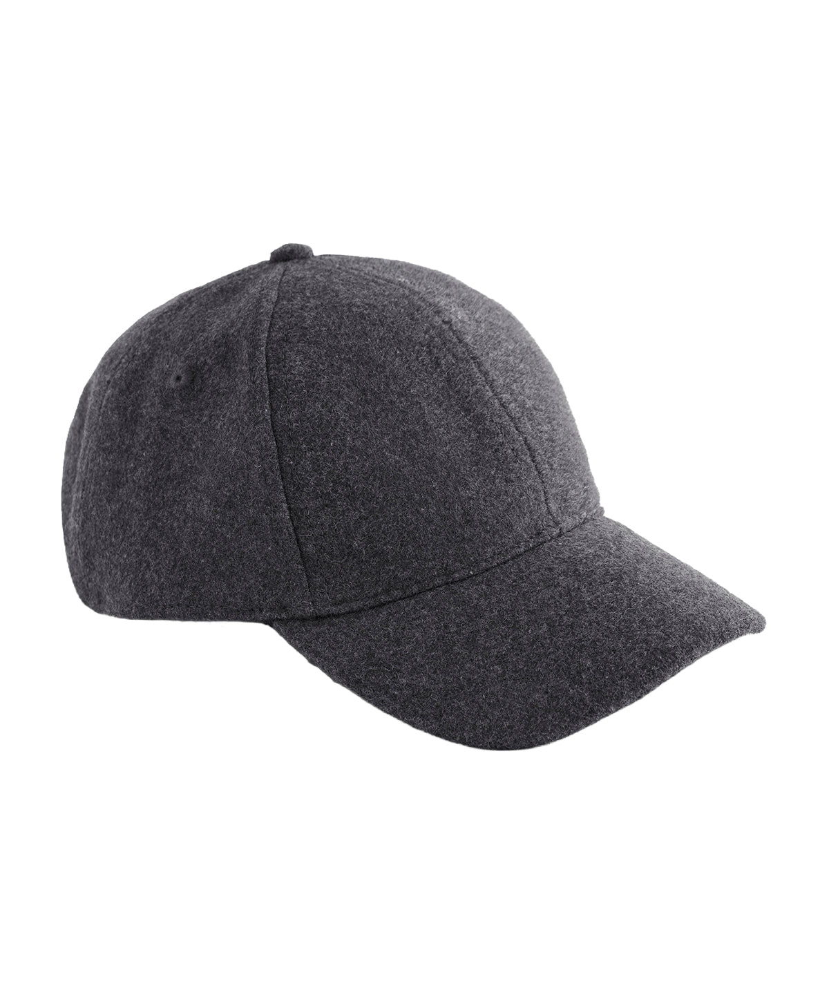Wool blend cap - BC619 - Charcoal One size - Customisable Caps