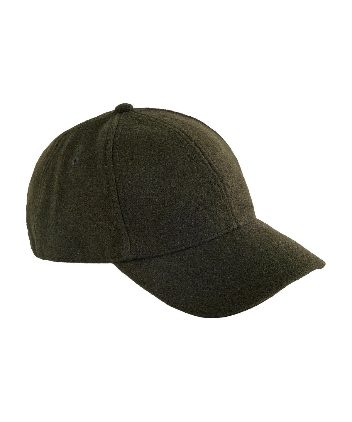 Wool blend cap - BC619 - Dark Olive One size - Customisable Caps