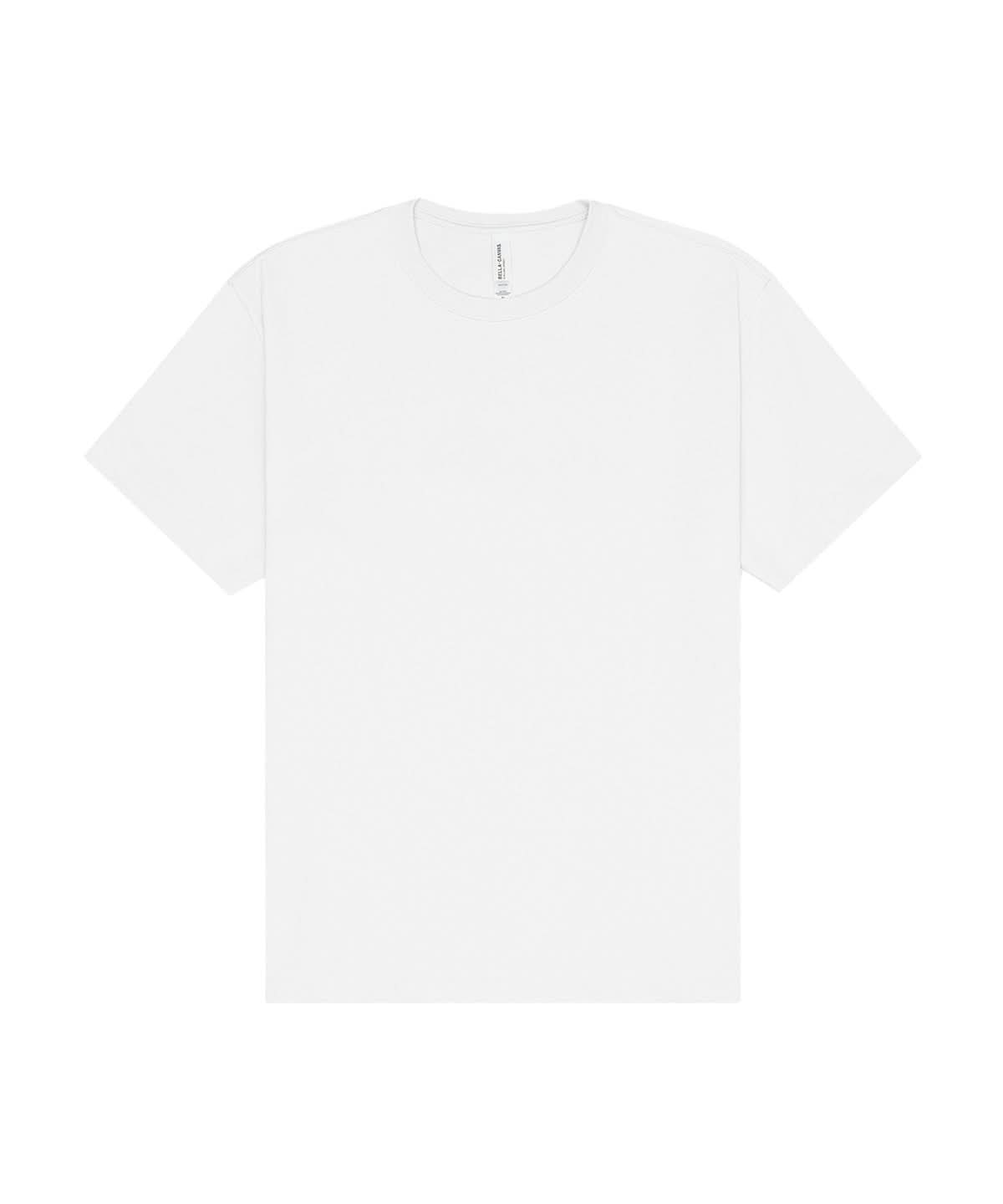 Bella Canvas Unisex short sleeve heavy tee BE150 - White - Customisable T-Shirt