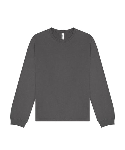 Bella Canvas Unisex long sleeve heavy tee BE151 - Asphalt - Customisable T-Shirt