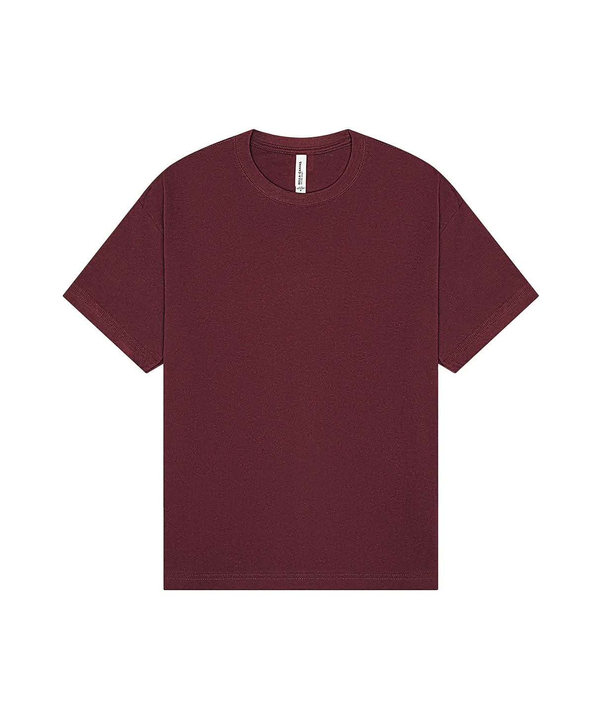 Bella Canvas Unisex heavy boxy tee BE155 - Maroon - Customisable T-Shirt