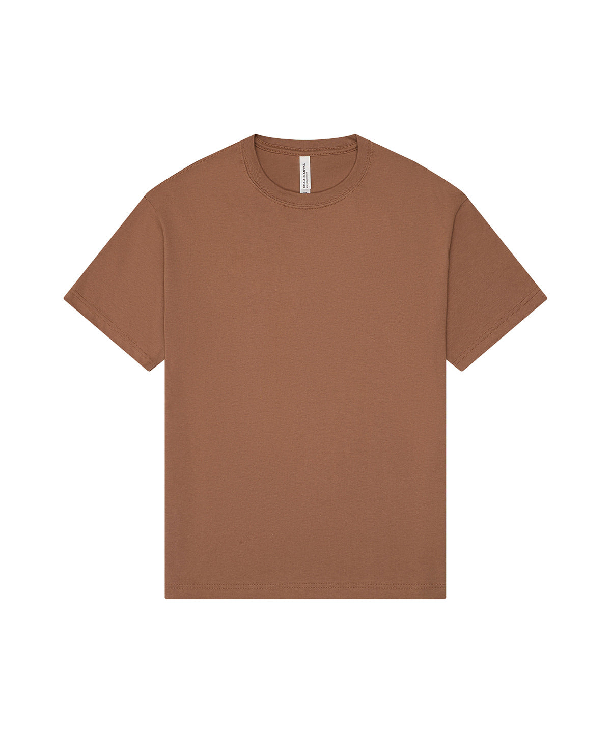 Unisex heavy boxy tee - BE155 - Vintage Brown - Customisable T-Shirt