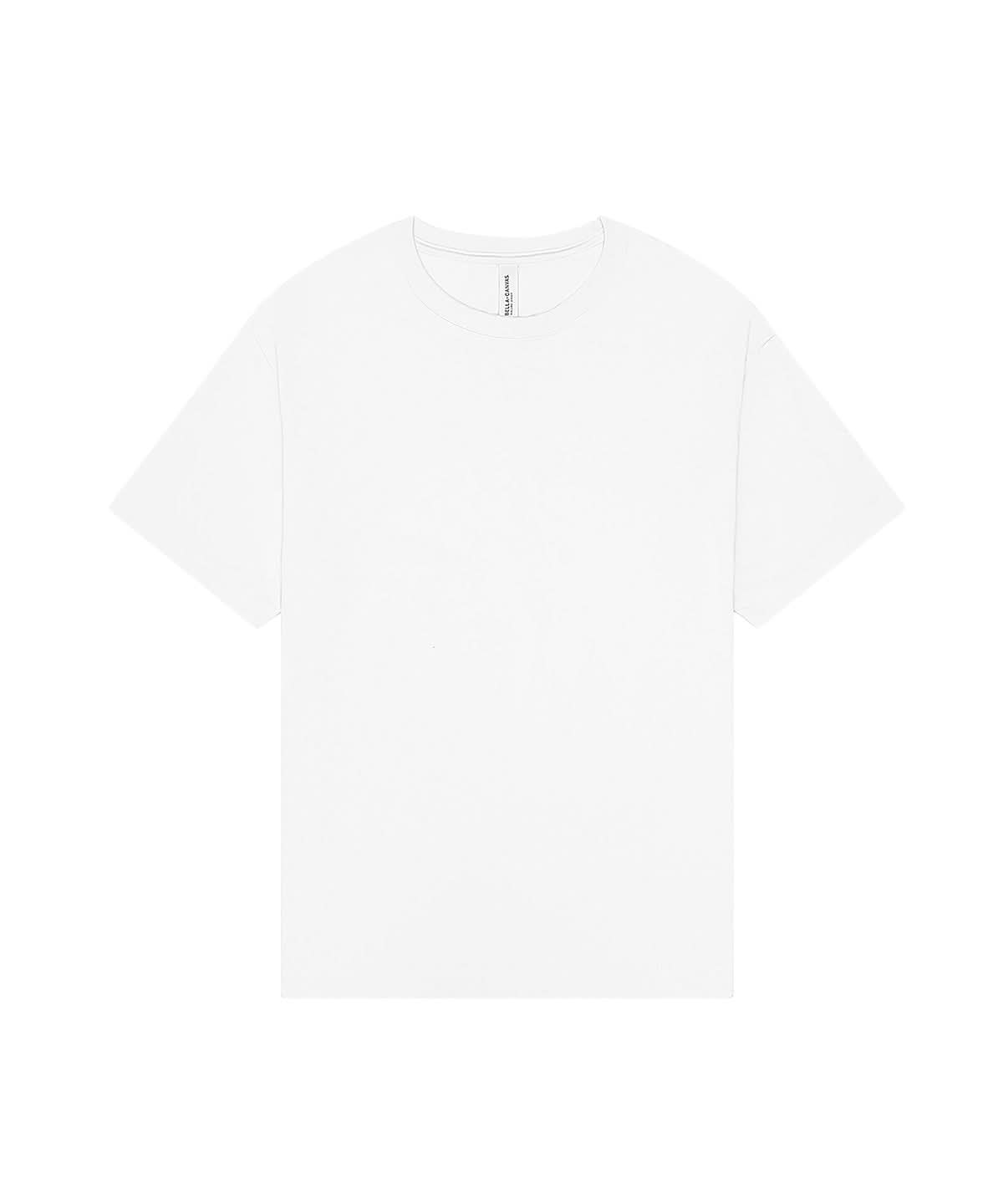 Bella Canvas Unisex heavy boxy tee BE155 - White - Customisable T-Shirt