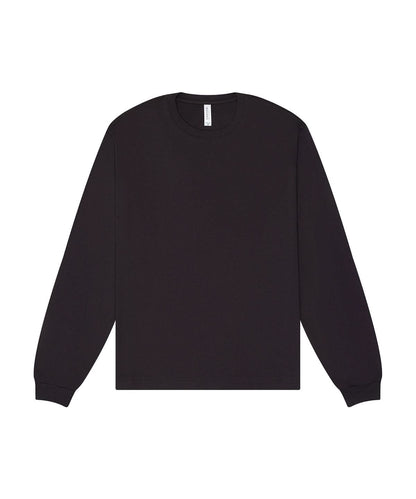 Bella Canvas Unisex heavy boxy long sleeve tee BE156 - Dark Grey - Customisable T-Shirt