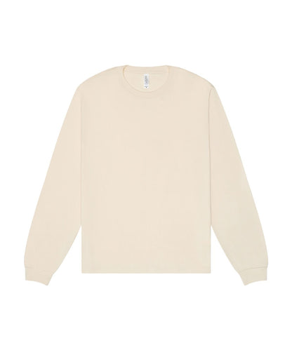 Bella Canvas Unisex heavy boxy long sleeve tee BE156 - Natural - Customisable T-Shirt