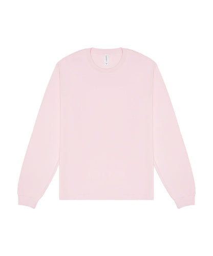 Bella Canvas Unisex heavy boxy long sleeve tee BE156 - Soft Pink - Customisable T-Shirt