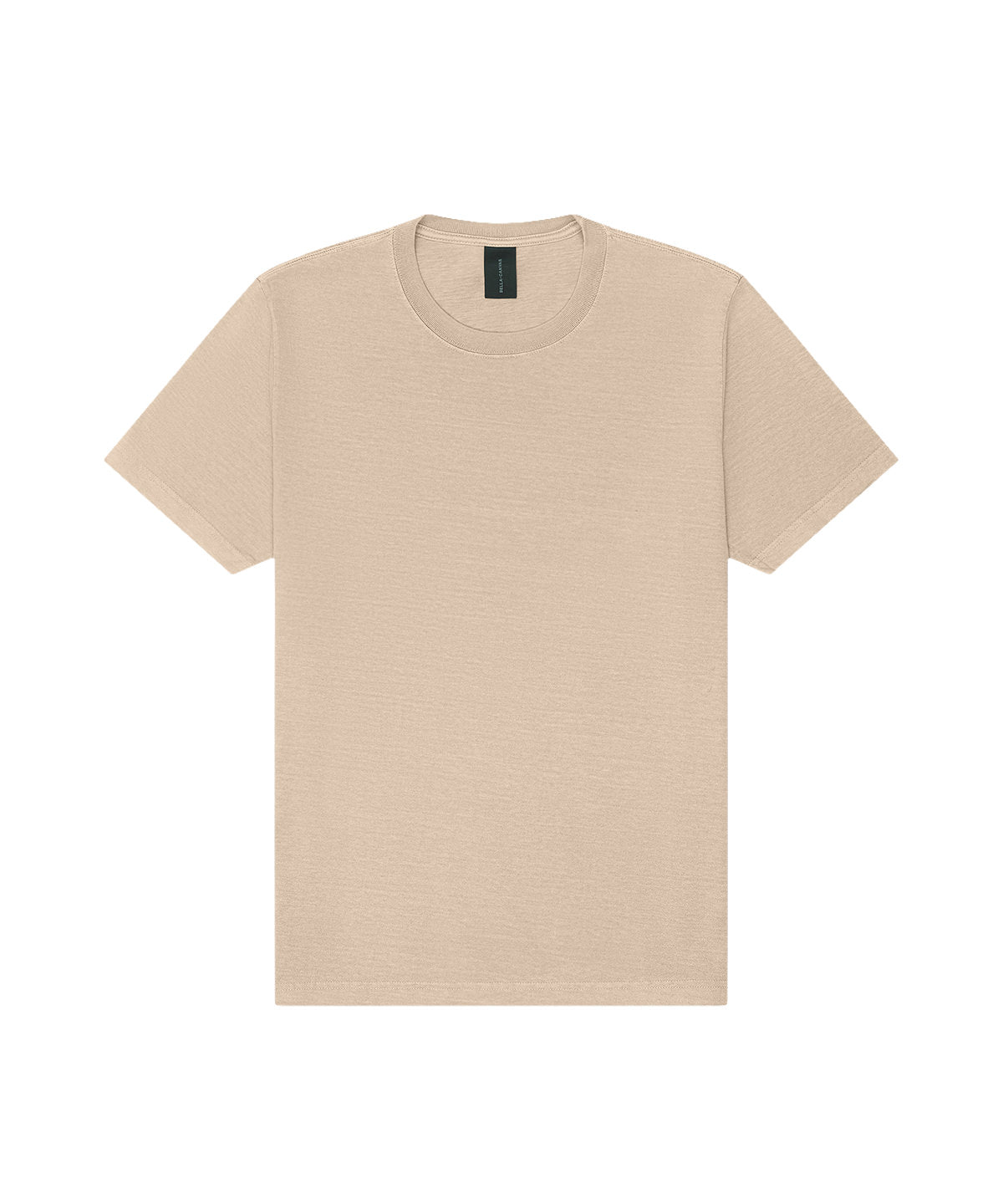 Unisex heavyweight washed tee - BE158 - Khaki - Customisable T-Shirts