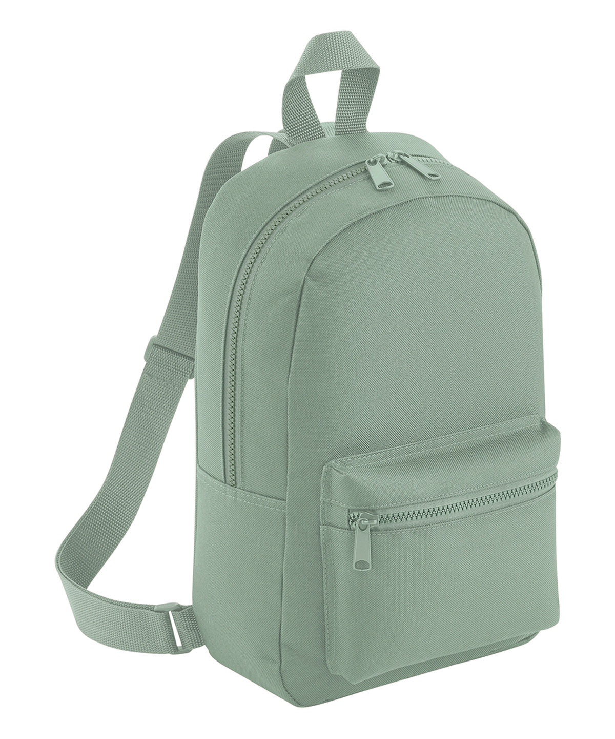 Mini essential fashion backpack - BG153 - Dusty Green O S - Customisable Bags