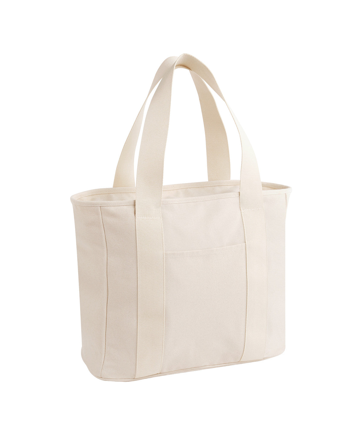 Edit canvas tote - BG675 - Natural Natural One size - Customisable Bags