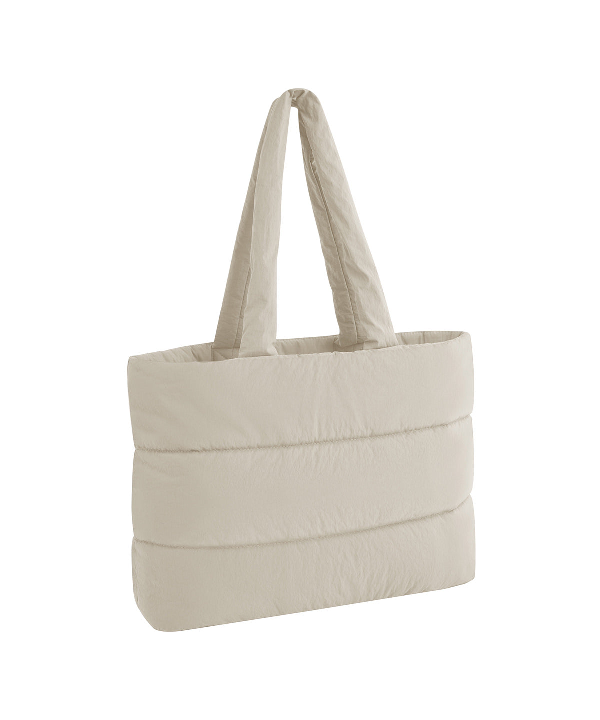 Quilted tote bag - BG701 - Natural Stone One size - Customisable Bags