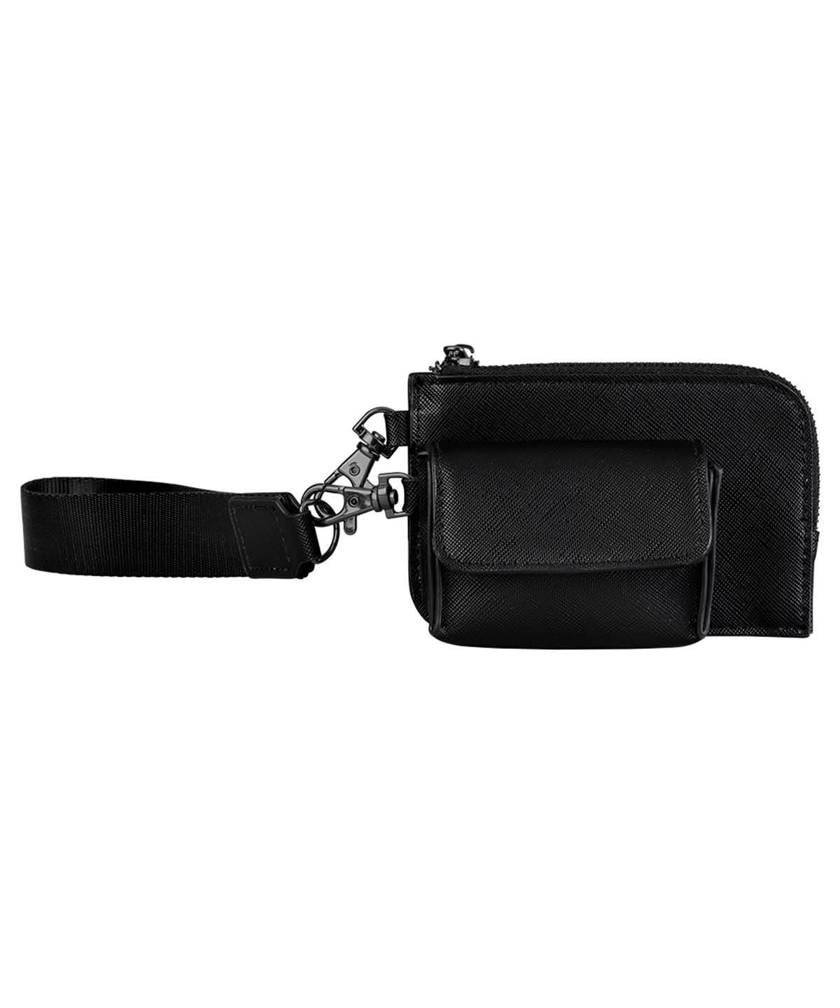 Boutique Pouch Wristlet - BG748 - Black Black - Customisable Bags