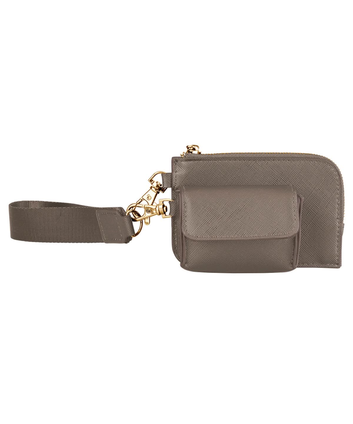 Boutique Pouch Wristlet - BG748 - Taupe - Customisable Bags