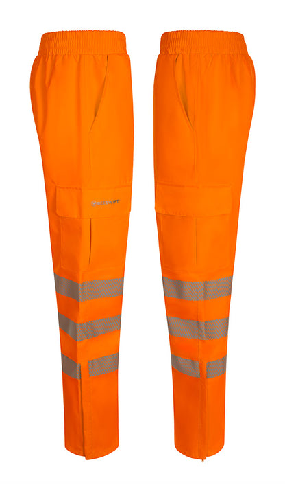 Beeswift Birkdale Hi Vis Waterproof Breathable Trousers Bit - - Customisable Trousers